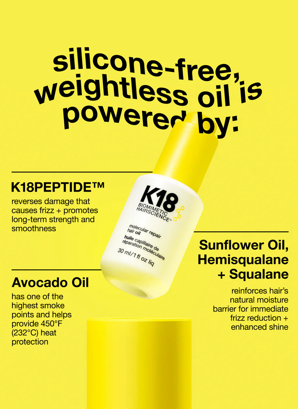 K18 MOLECULAR REPAIR HAIR OIL