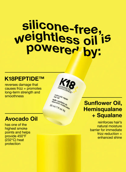 K18 MOLECULAR REPAIR HAIR OIL